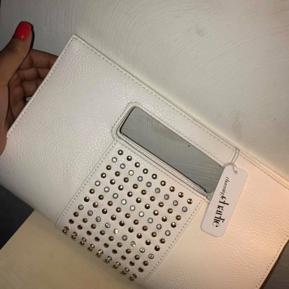 White rhinestone clutch - Picture 2 of 3